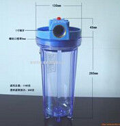 Profesyonel 20 &amp;quot;büyük mavi açık su filtresi gövdesi, gıda sınıfı Sıvı Filtresi Gövdeleri
