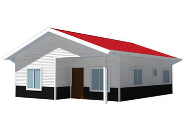 Taşınabilir Konut 3 Yatak Odalı Prefabrik Sandviç Panelli Modüler Ev