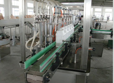 Düz Şişe Sıvı Pişirme Yağı Dolum Makinesi / Mineralli Su Dolum Makinesi
